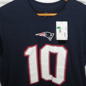 *NWT* The Nike Tee Mac Jones #10 New England Patriots T-Shirt Red Mens XL